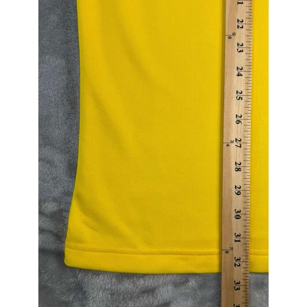 Antigua Michigan Wolverines Men's Gold Pique Xtra-Lite Short Sleeve Polo, Sz XL - Picture 7 of 7